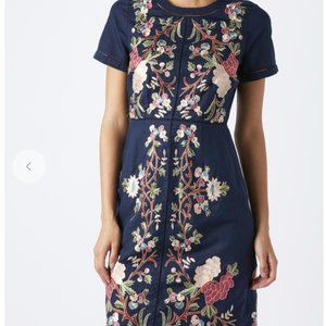 Gorgeous embroidered linen "Lilou" dress by Monsoon